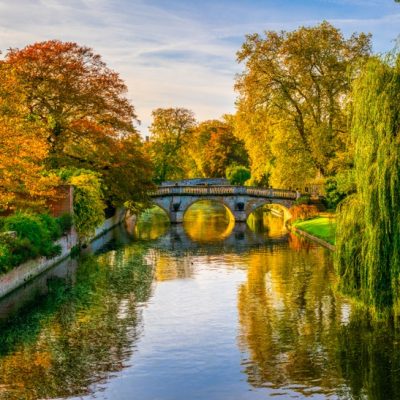 Beautiful,Autumn,Scenery,Of,Cambridge,City,At,The,River,Cam.