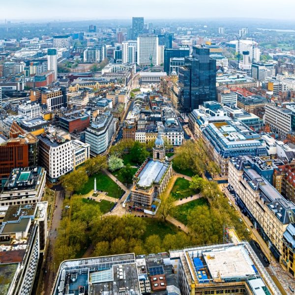 Aerial,View,Of,Birmingham,,A,Major,City,In,Englands,West